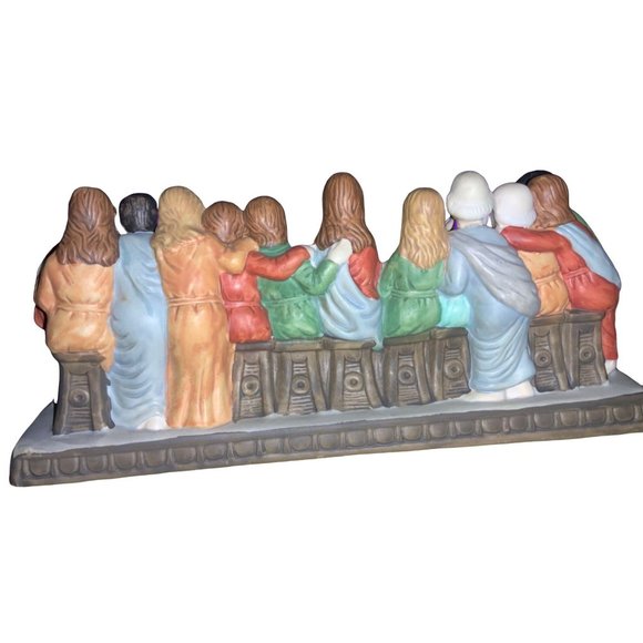 The Last Supper Religious Ceramic Figurine - Picture 7 of 11